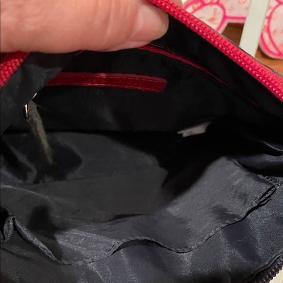 Tommy Hilfiger Black Crossbody with Red Zip Detail - Picture 2 of 5